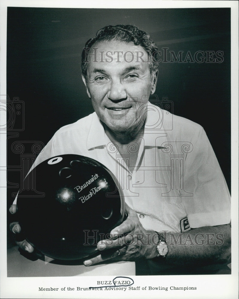 1973 Press Photo Buzz Fazio yAmerican bowling star during the mid-20th century. - Historic Images