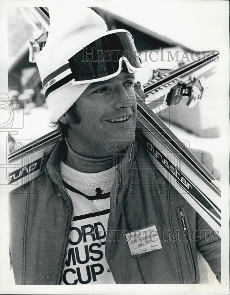 Press Photo Jean Peirre Augert French former alpine skier. - Historic Images