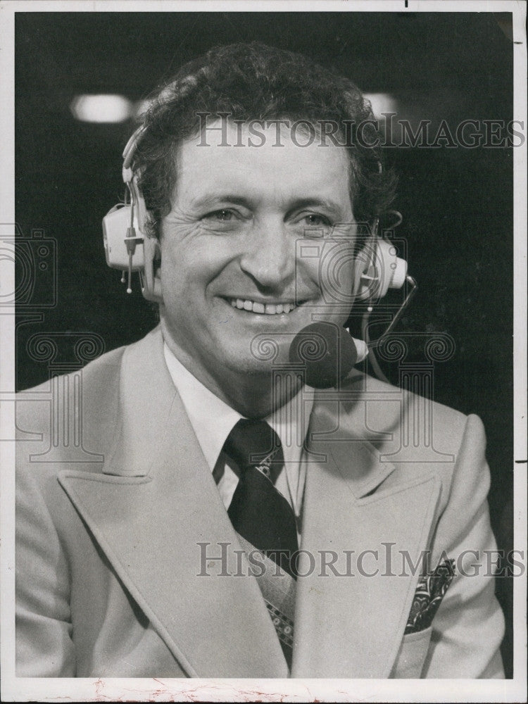 1981 Press Photo Former basketball coach Al McGuire of NBC Sports - Historic Images