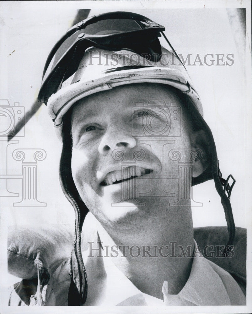 1956 Press Photo Boat race driver Don Wilson - Historic Images