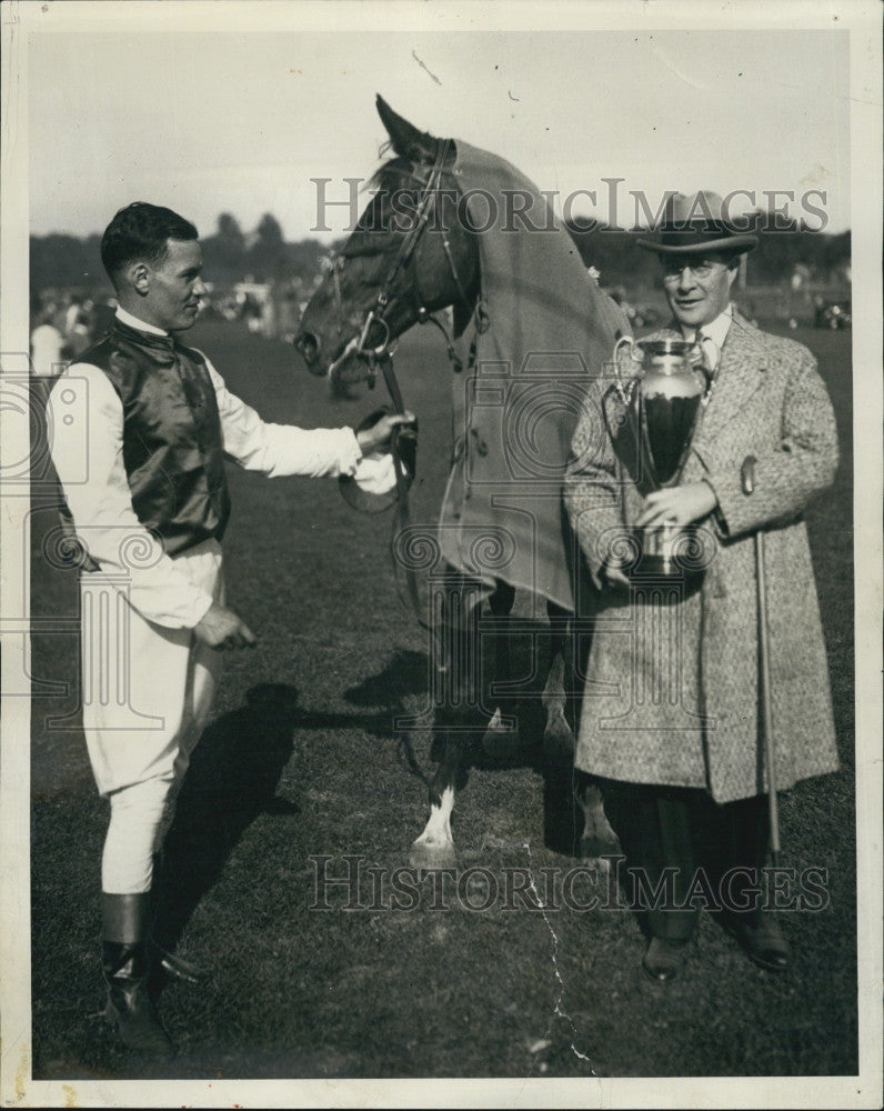 1928 Press Photo Lex Williams Amateur Horse Jockey - Historic Images