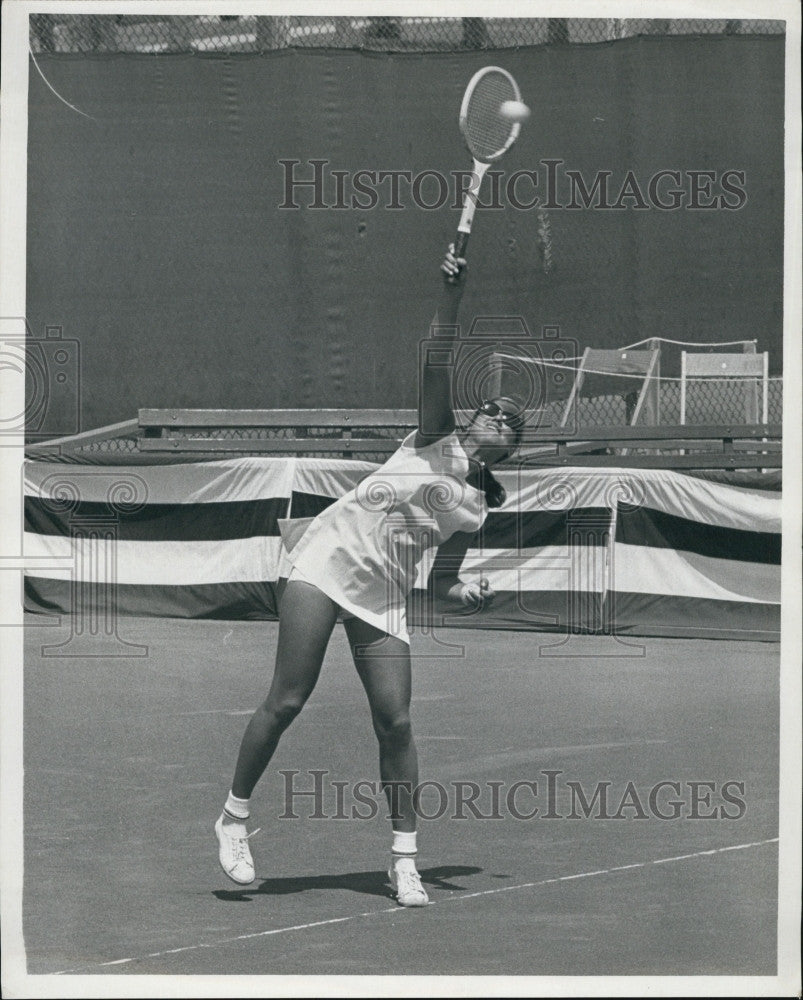 1965 Press Photo Swedish Tennis Player Eva Lundquist - Historic Images
