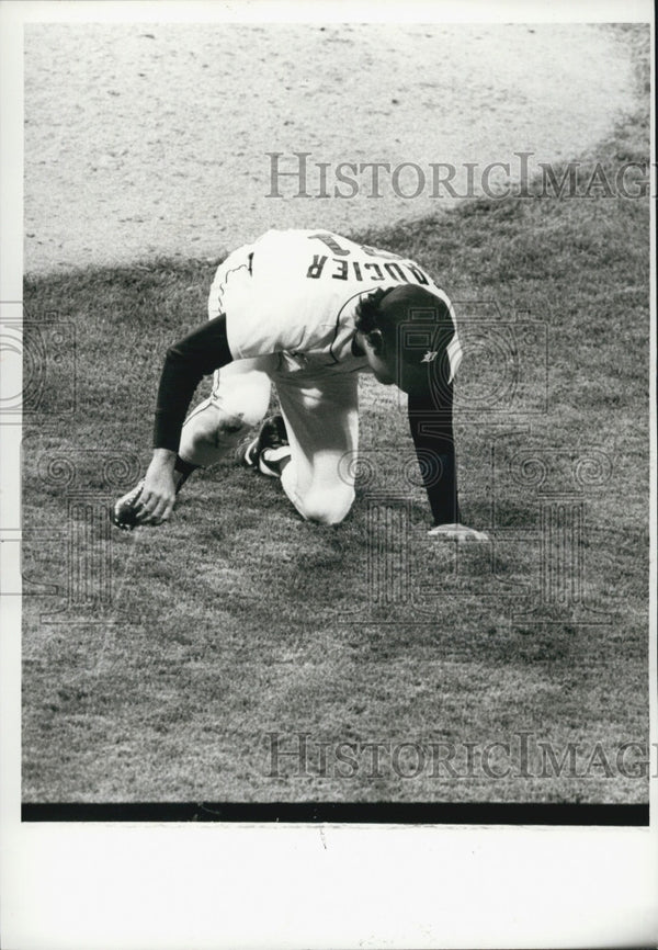 Kevin Saucier of Detroit Tigers 1981 Vintage Press Photo Print