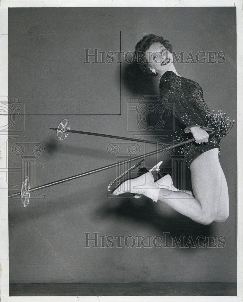 1959 Press Photo Jo Ann Dowdy in Ice Follies - Historic Images
