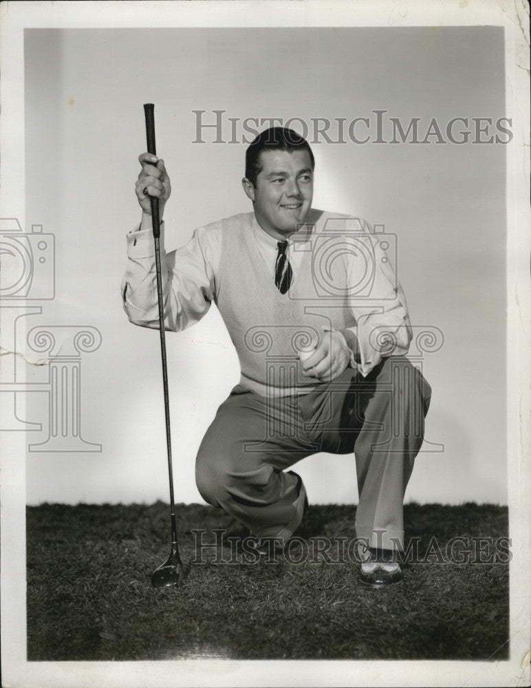 1941 Press Photo Golfer ,Lawson Little on the links - Historic Images