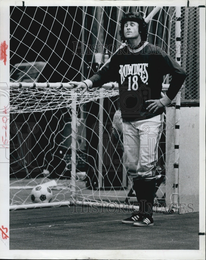 1979 Press Photo Winston DuBose, Goalie for the Rowdies - Historic Images