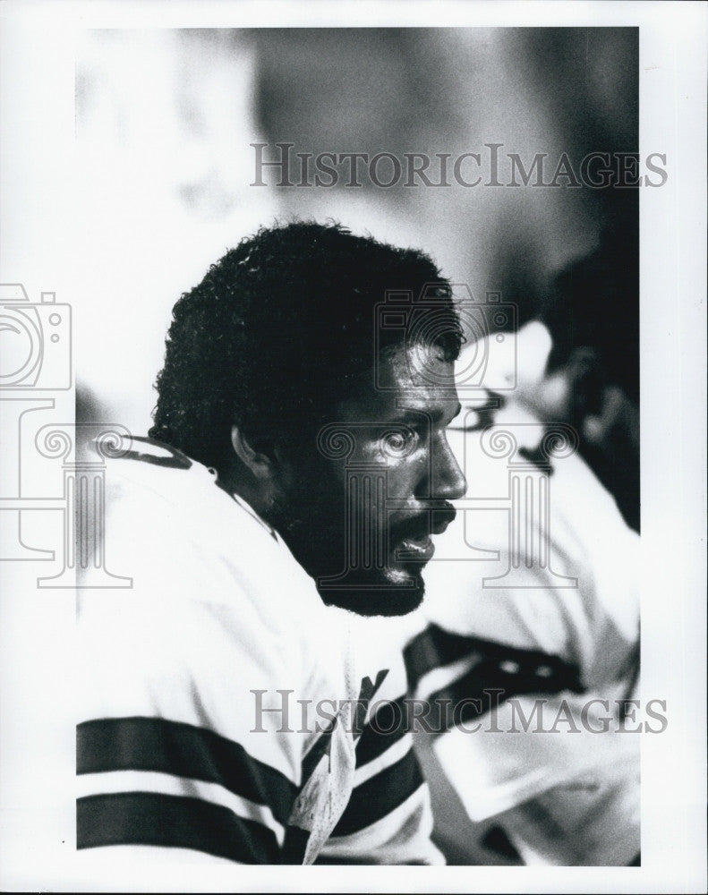 Press Photo Thomas Henderson of the Dallas Cowboys - Historic Images