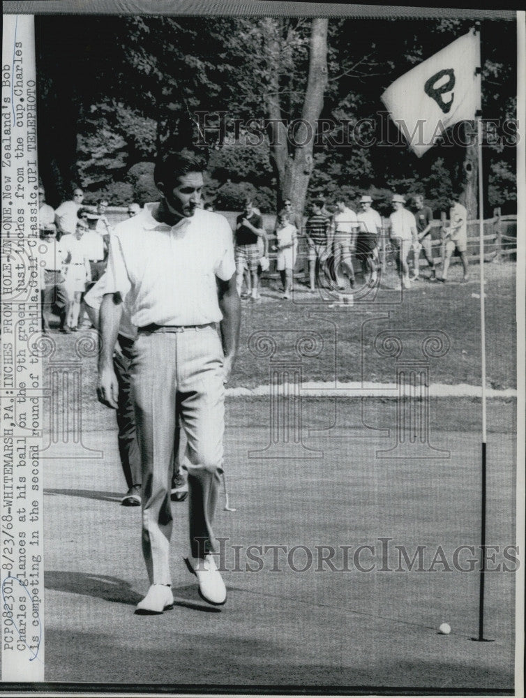 1968 Press Photo Bob Charles, Golf Player From New Zealand - Historic Images