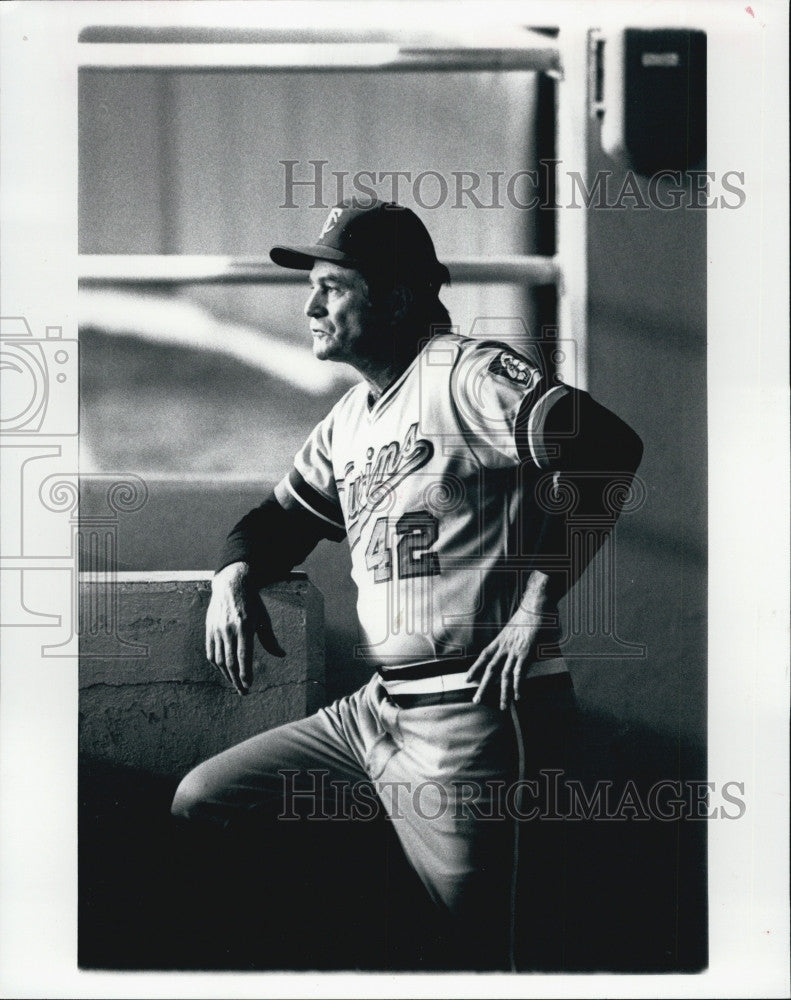 1981 Press Photo Billy Gardner Of Minnesota Twins - Historic Images