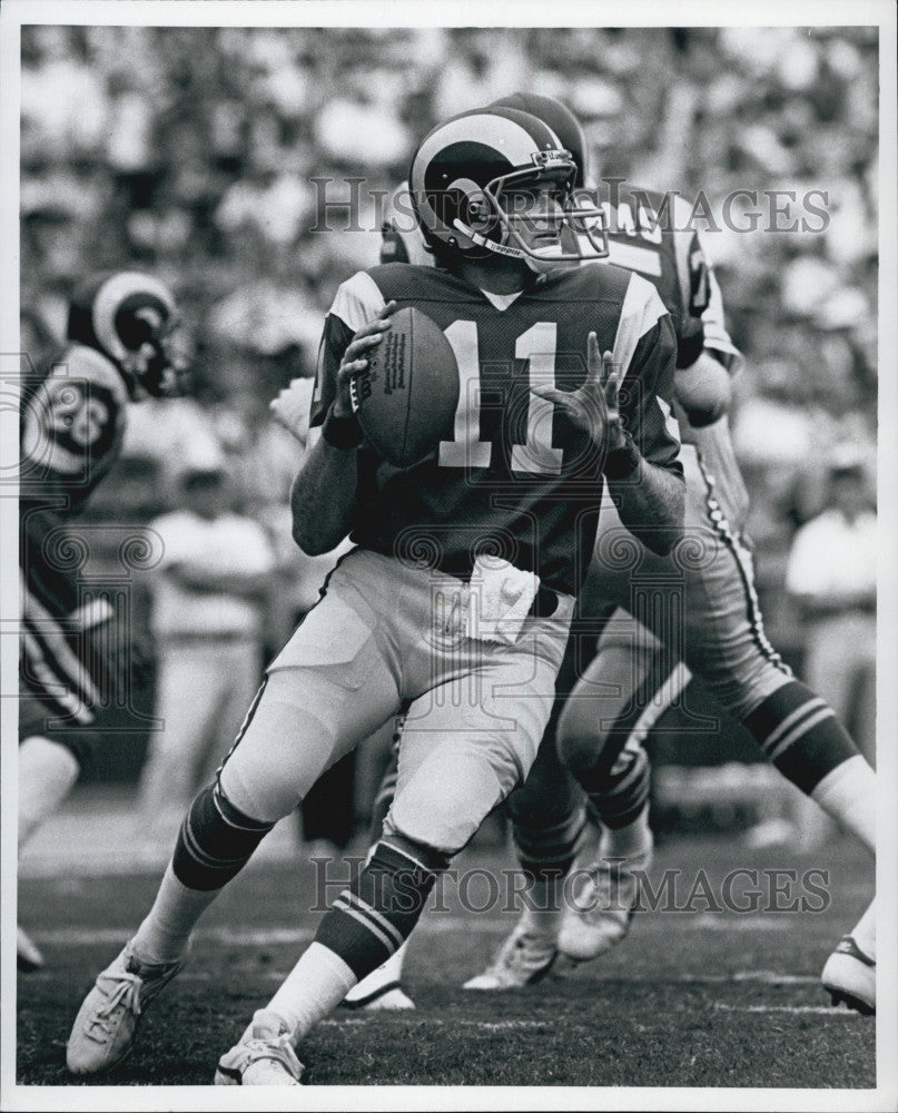 Press Photo Pat Haden Player For L. A. Rams - Historic Images