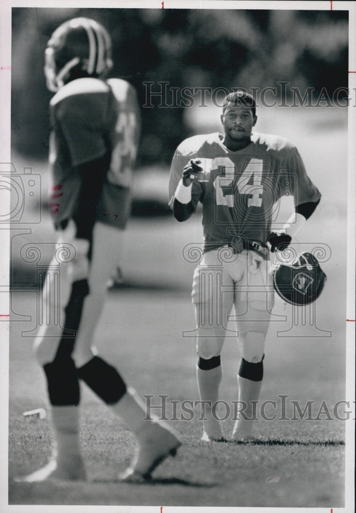 1989 Press Photo Wymon Henderson And Darren Carrington - Historic Images