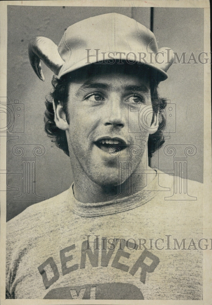 1981 Press Photo Denver Quarterback Matt Robinson - Historic Images
