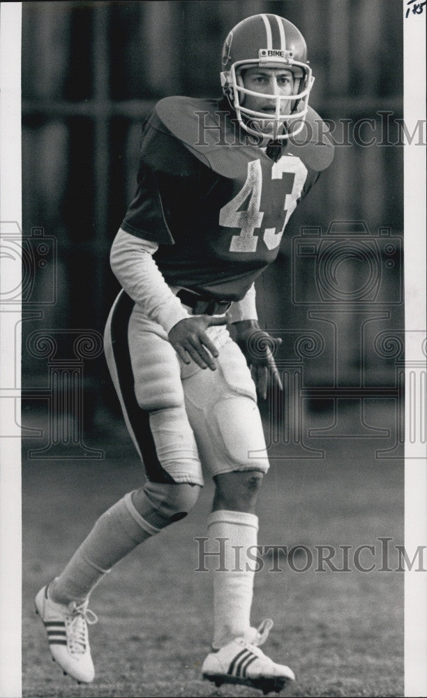 1987 Press Photo Denver Broncos Steve Foley - Historic Images