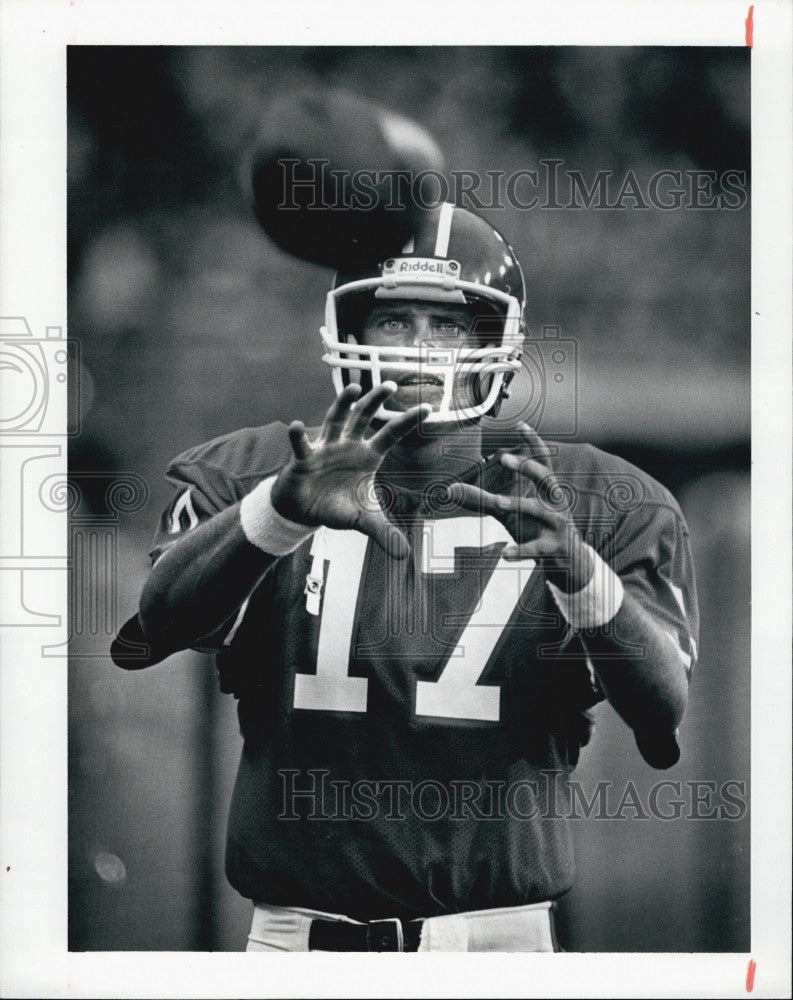 1982 Press Photo Denver Broncos Steve DeBerg - Historic Images
