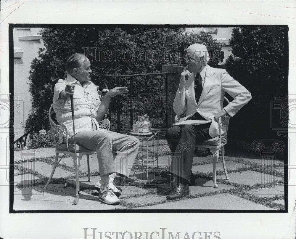 1978 Press Photo Bob Hope &amp; Elliot Norton - Historic Images