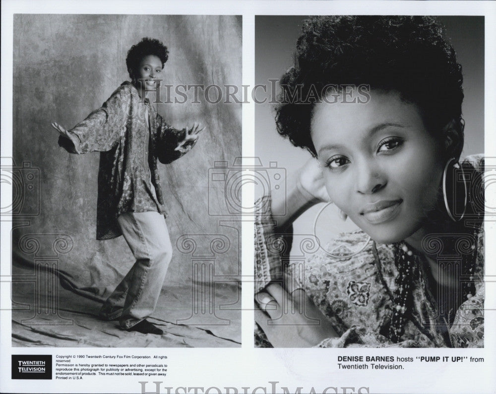 1990 Press Photo Denise Barnes - Historic Images