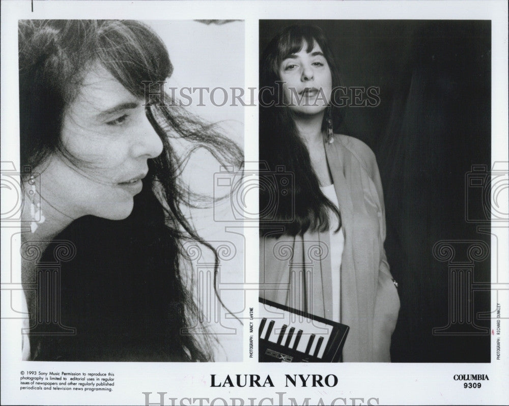 1993 Press Photo Musician Laura Nyro for Sony music - Historic Images