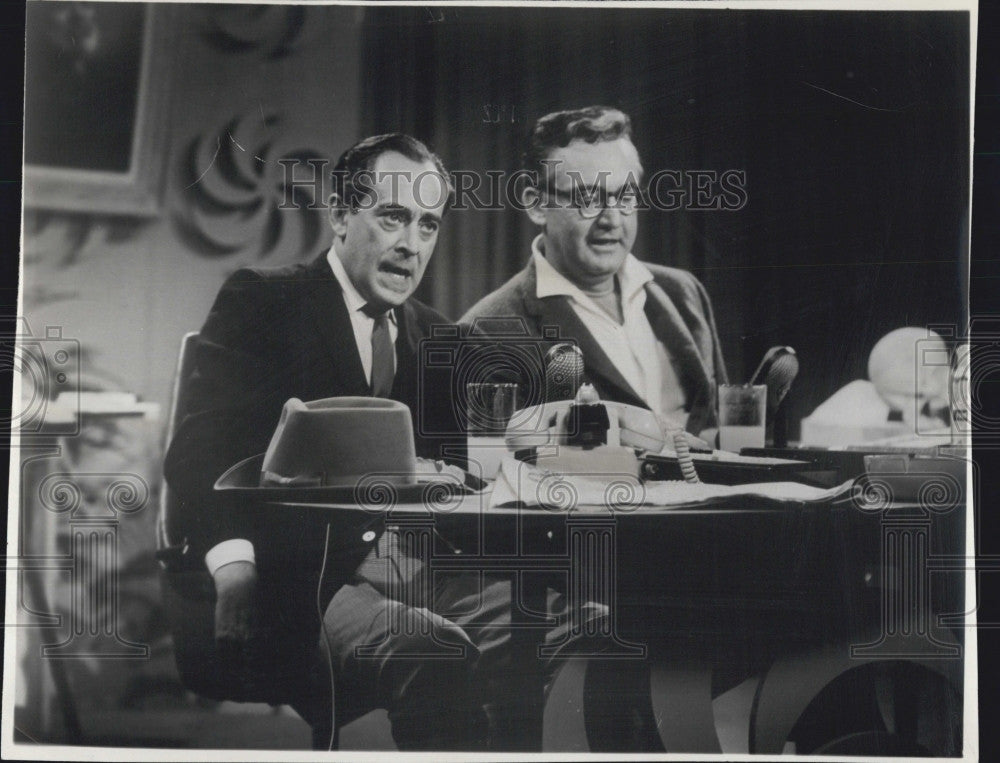 1962 Press Photo Louis Nye and Steve Allen - Historic Images