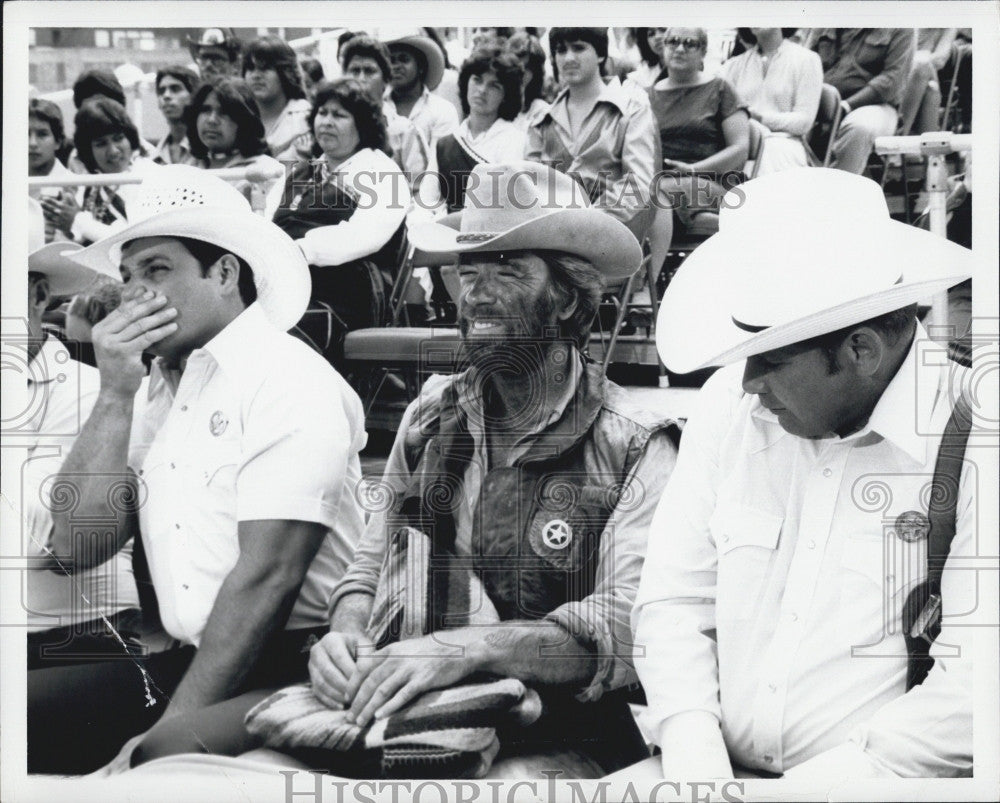 Press Photo Actor,martial artist Chuck Norris - Historic Images