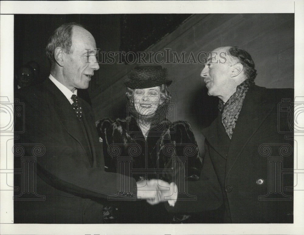 1941 Press Photo Lord Halifax Arrives At British Embassy - Historic Images