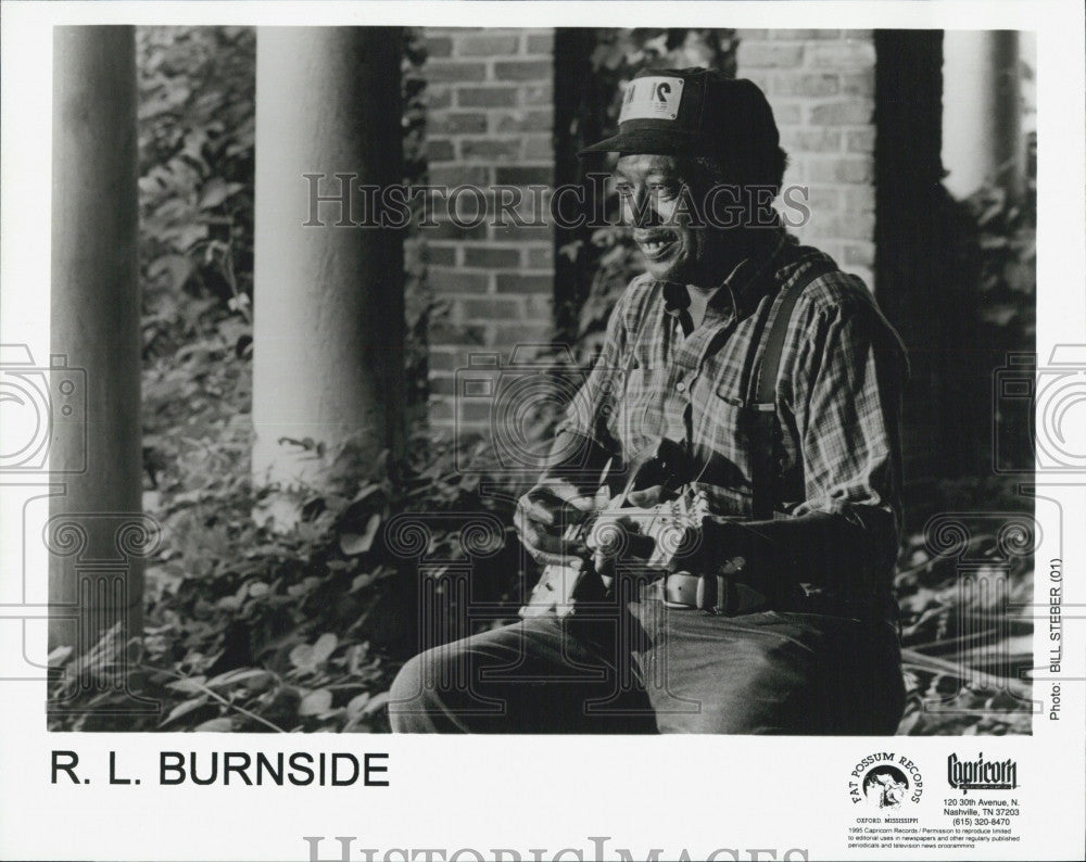 Press Photo Singer, songwriter and guitarist R. L. Burnside - Historic Images