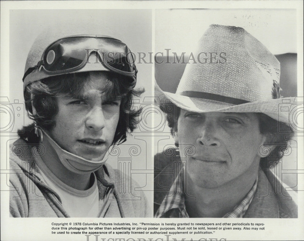 1978 Press Photo Actors Stephan Burns &amp; Andrew A Rubin - Historic Images