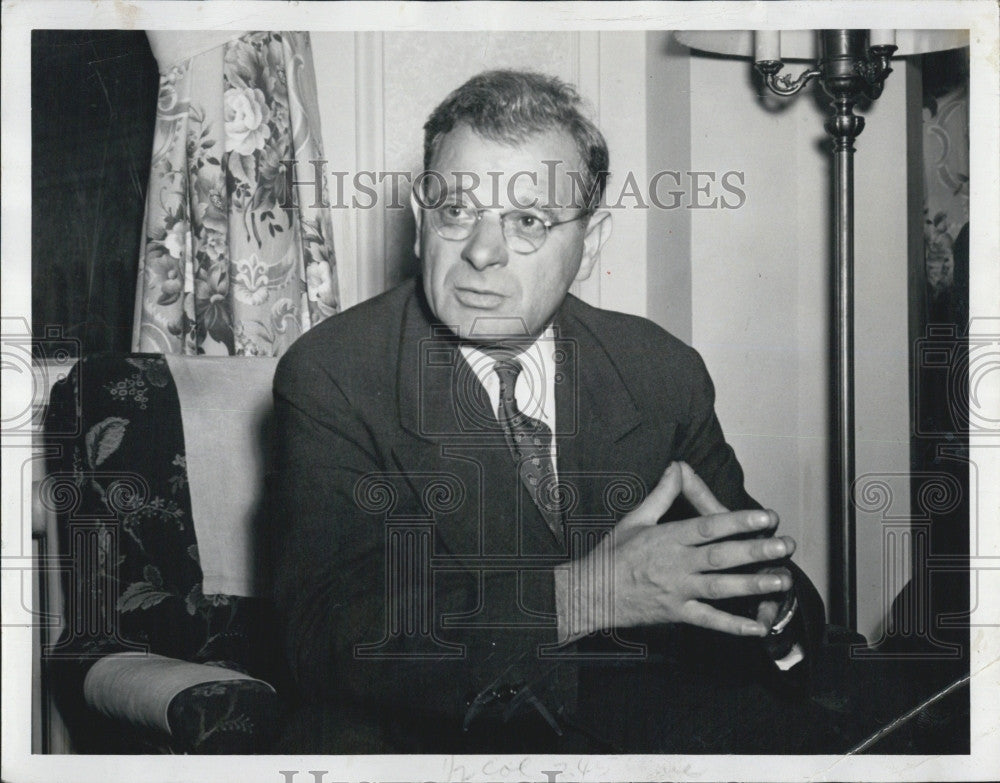 1944 Press Photo Sidney Hillman, head of Citizens PAC - Historic Images
