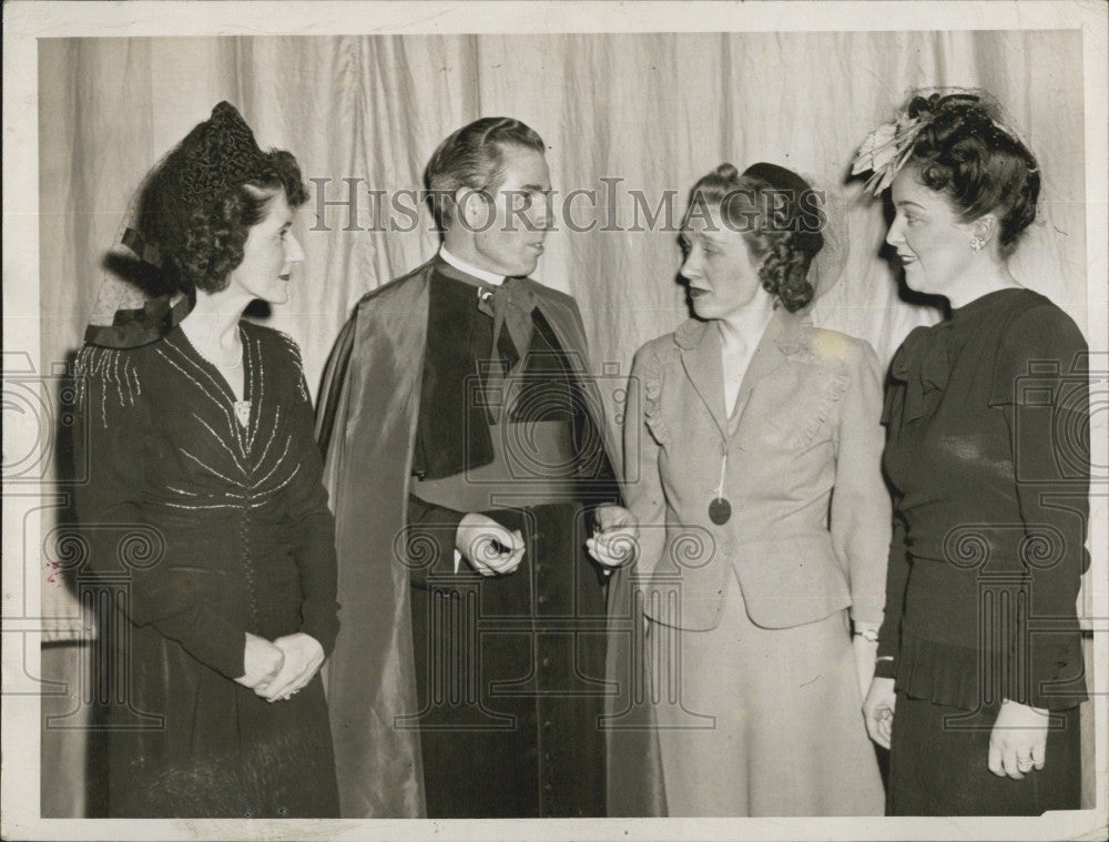 1944 Press Photo Mrs.J. Canavan,M. Sheen,Mrs. Lawrence Healy &amp; Mrs.John Maloney - Historic Images