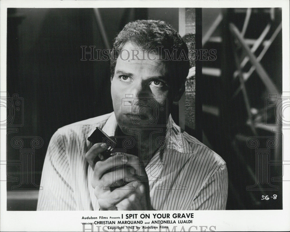 1962 Press Photo Christian Marquiand Actor Star I SPIT ON YOUR GRAVE - Historic Images