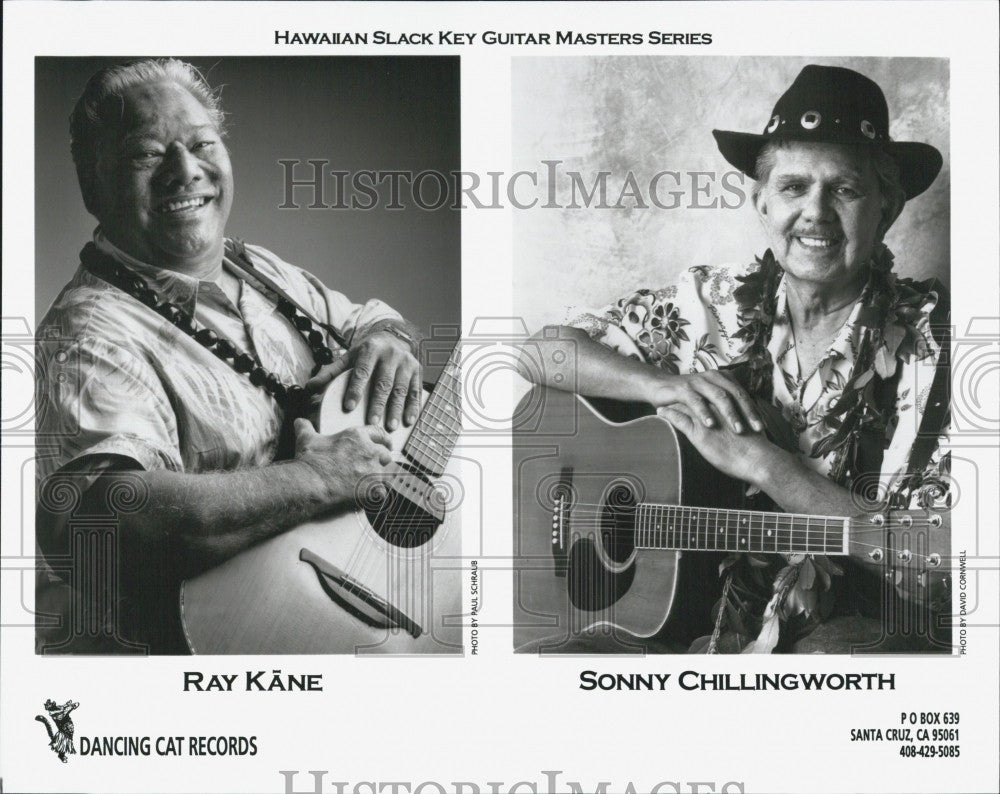 Press Photo Musicians Ray Kane &amp; Sonny Chillingworth - Historic Images