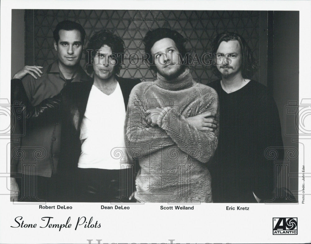 Press Photo Musicians Robert DeLeo, Dean Deleo, Scott Weiland and Eric Kretz - Historic Images