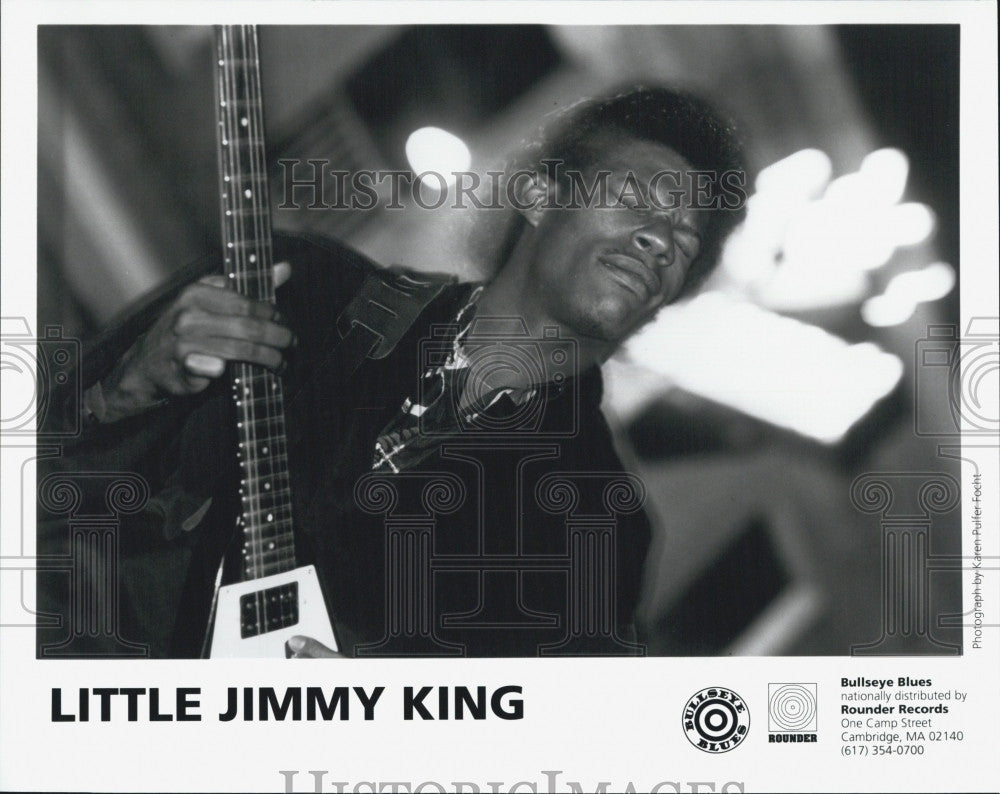 Press Photo Little Jimmy King, Singer - Historic Images