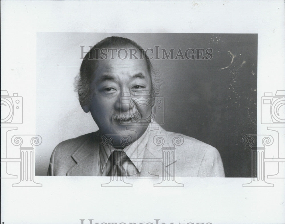 1988 Press Photo Pat Morita, Actor - Historic Images