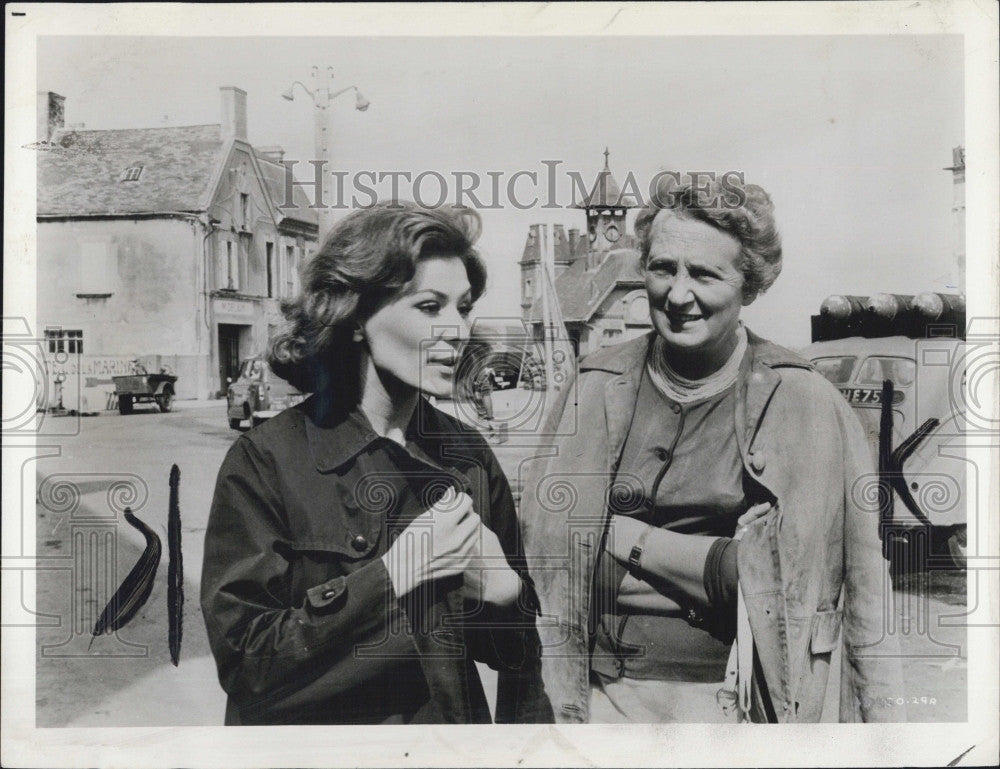 1962 Press Photo Irvia Demick &amp; Mme Leonard Gille - Historic Images