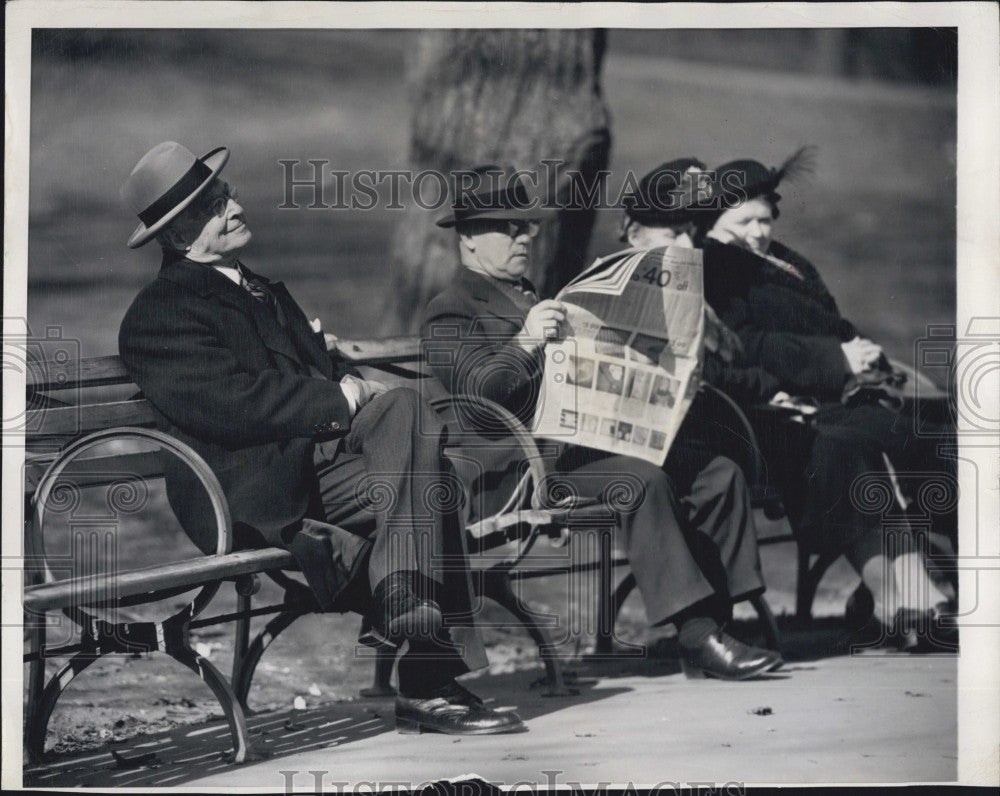 1949 Press Photo Bernard M Baruch Financier  Stock Market Speculator
Statesman - Historic Images