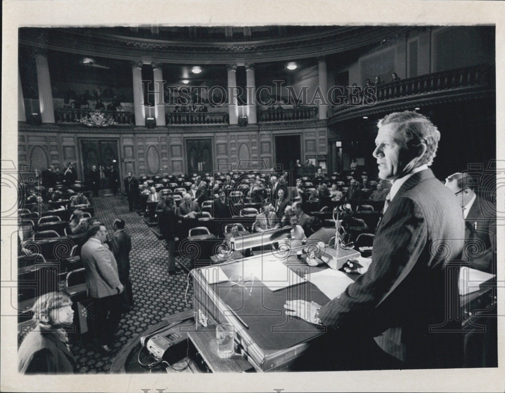 1973 Press Photo House Speaker David Bartley - Historic Images