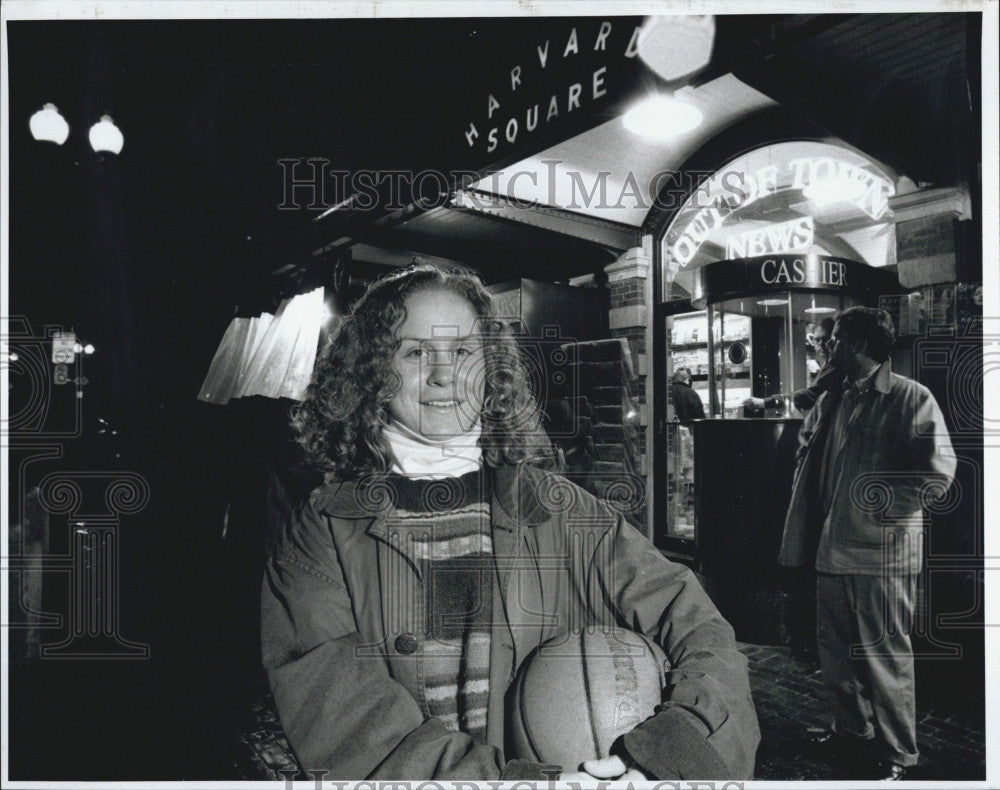 1998 Press Photo Megan Basil,Harvard Hoop girls team capt - Historic Images