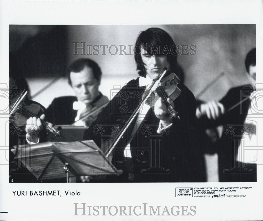 Press Photo Musician Yuri Bashmet on the Viola - Historic Images