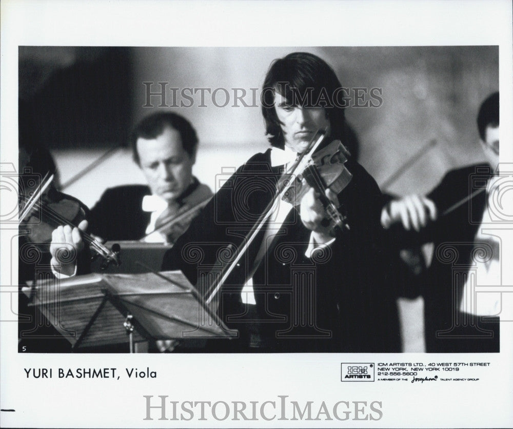 Press Photo Musician Yuri Bashmet on the viola - Historic Images