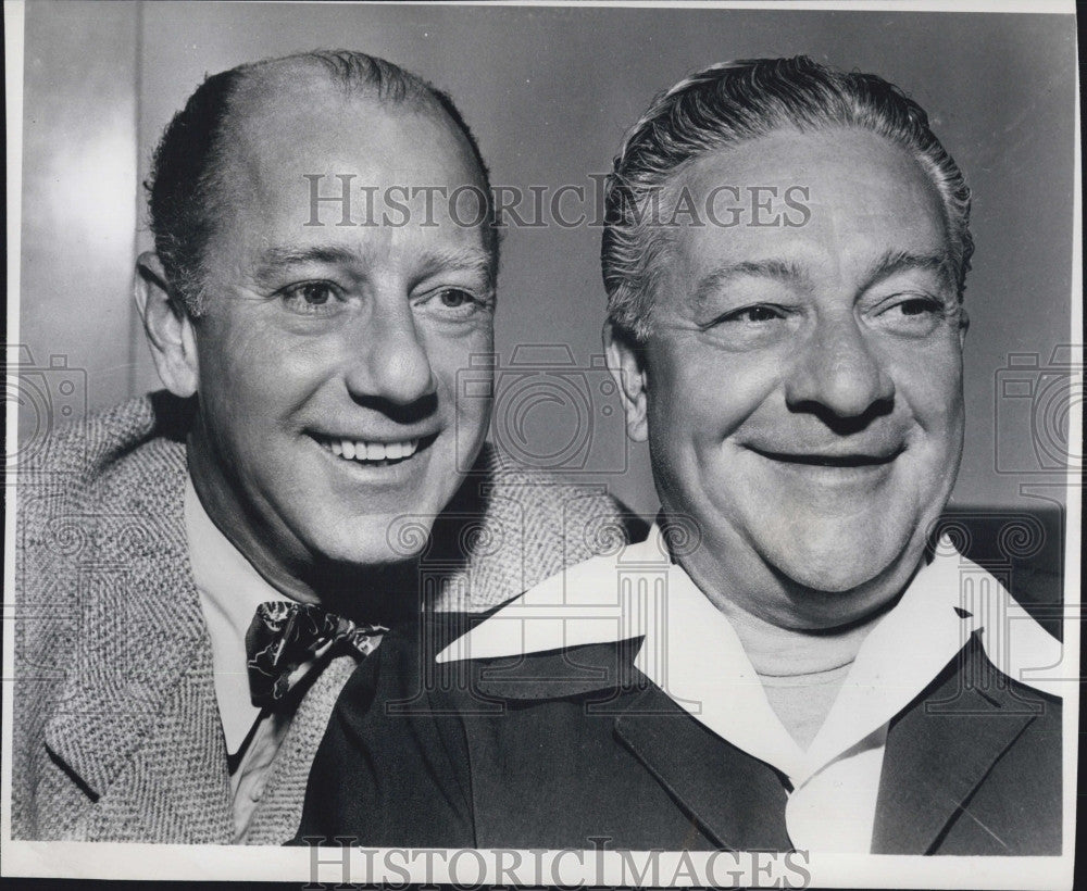 1948 Press Photo Freeman Gosden &amp; Charles Correll, radio  &quot;Amos &amp; Andy&quot; - Historic Images