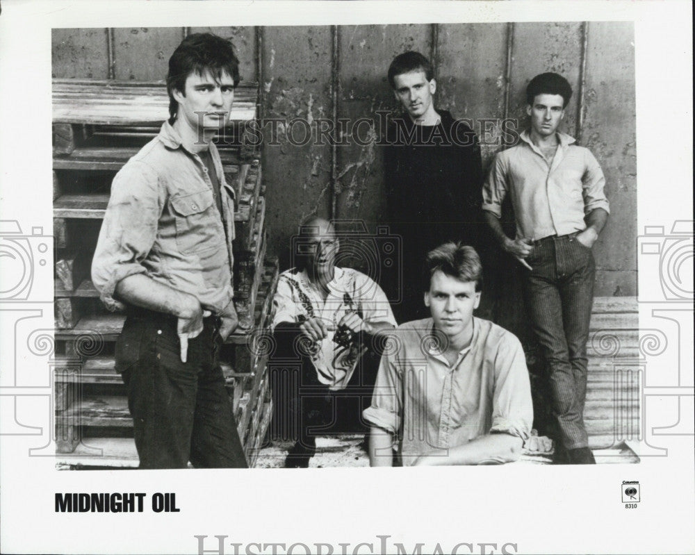 Press Photo Midnight Oil - Historic Images