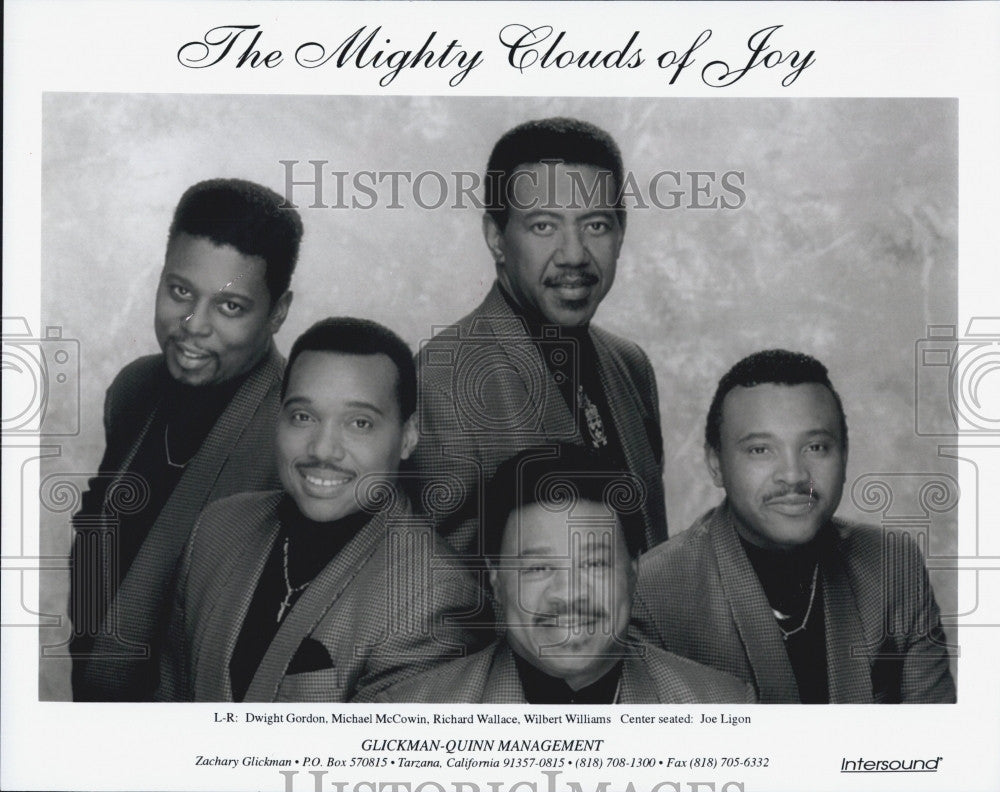 1997 Press Photo Singers,The Mighty Clouds of Joy - Historic Images