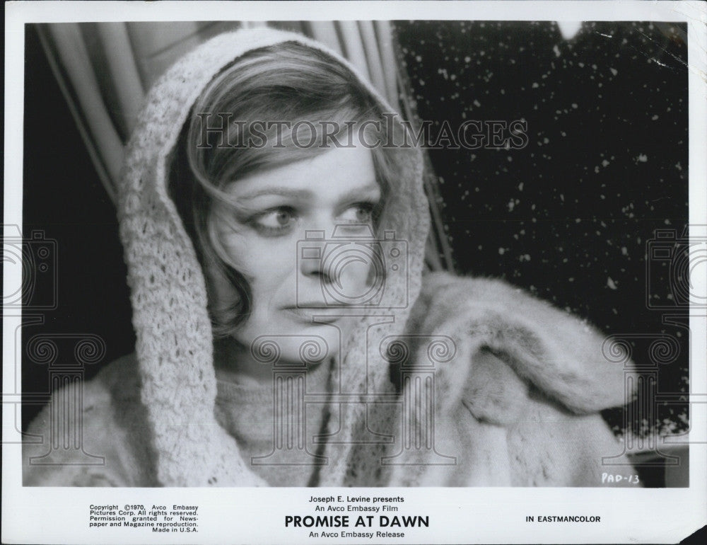 1971 Press Photo Melina Mercouri in &quot;Promise at Dawn&quot; - Historic Images