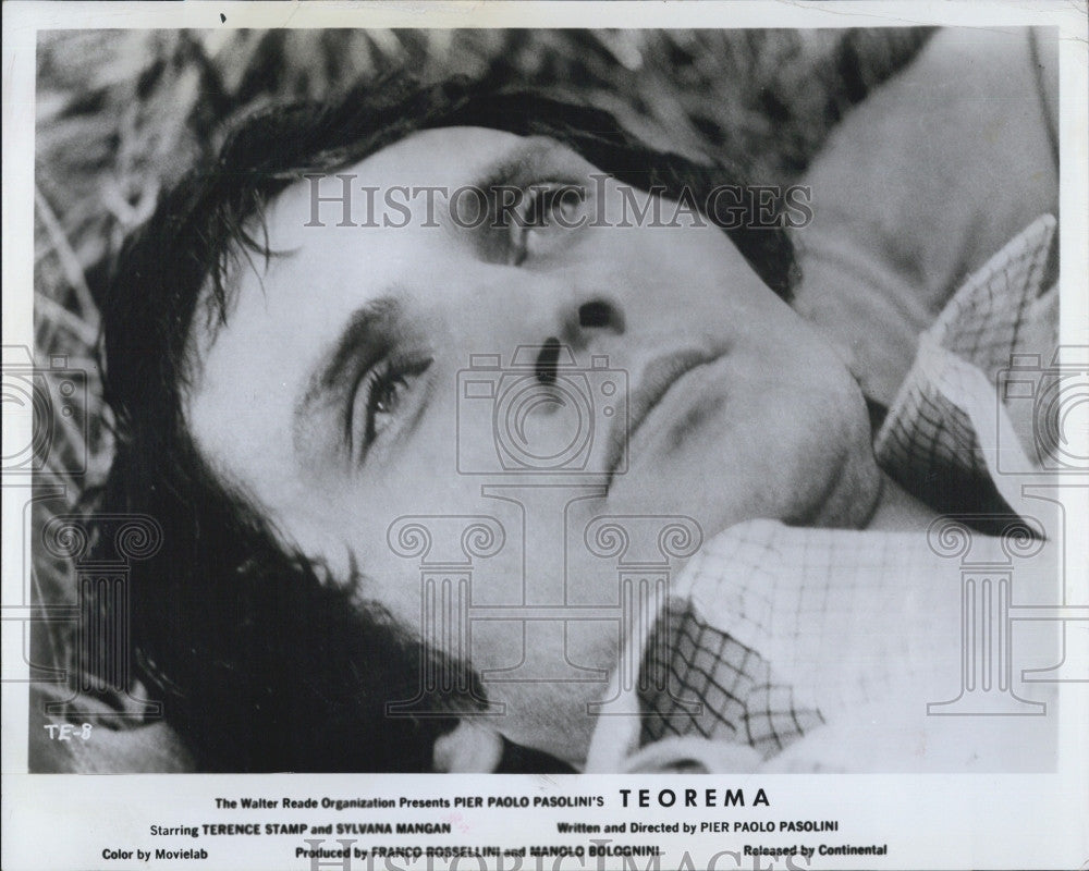 1969 Press Photo Actor Terence In Teorema - Historic Images