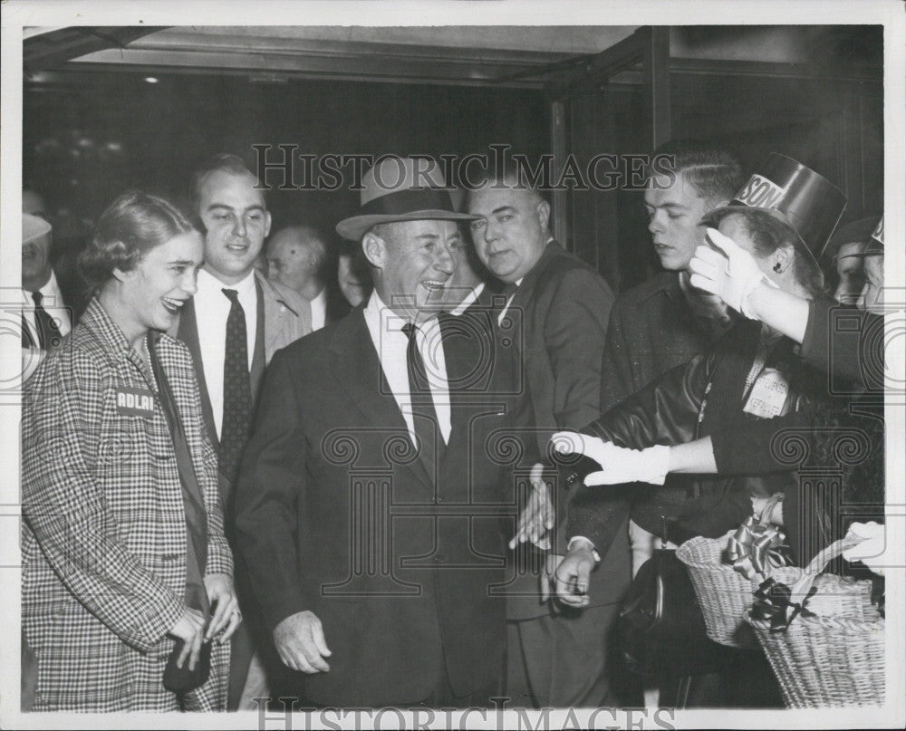 1956 Press Photo Adlai Stevenson - Historic Images