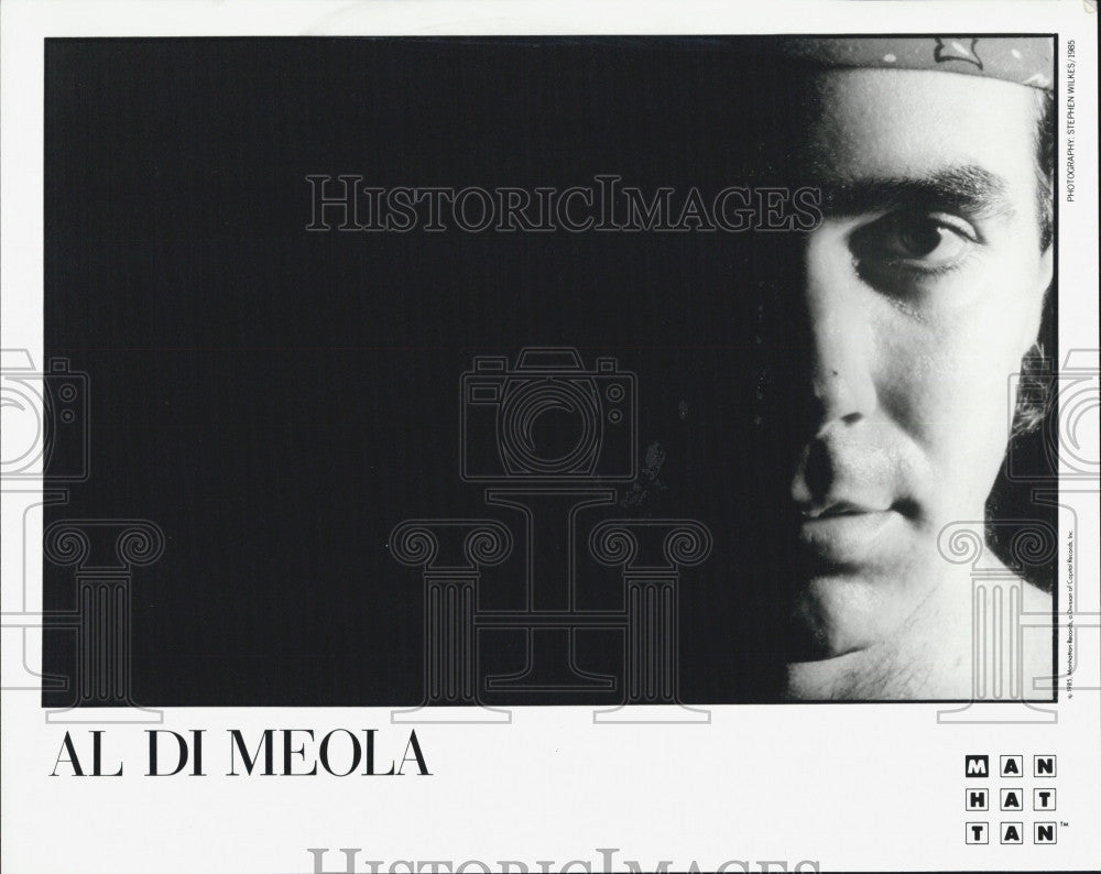 1986 Press Photo Musician, Al Di Meola performs - Historic Images