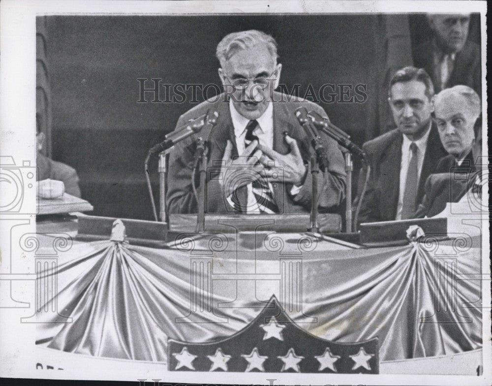 1956 Press Photo John McCormack, US Representative - Historic Images