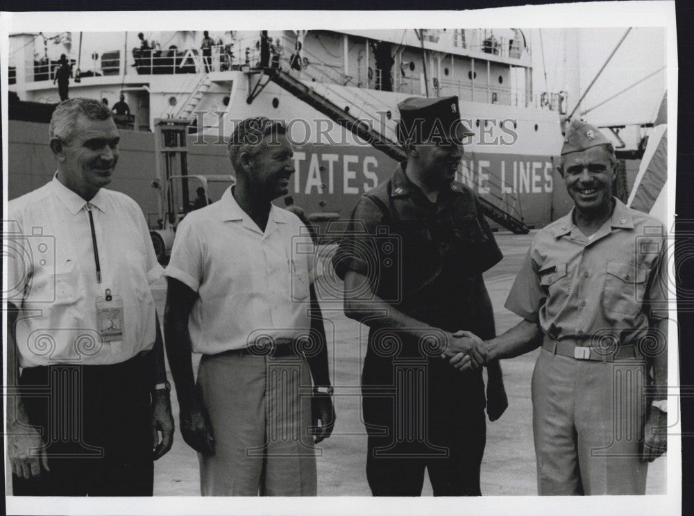 1967 Press Photo James Lilly, Bert Perkins, Paul McCullagh And Spencer Smith - Historic Images