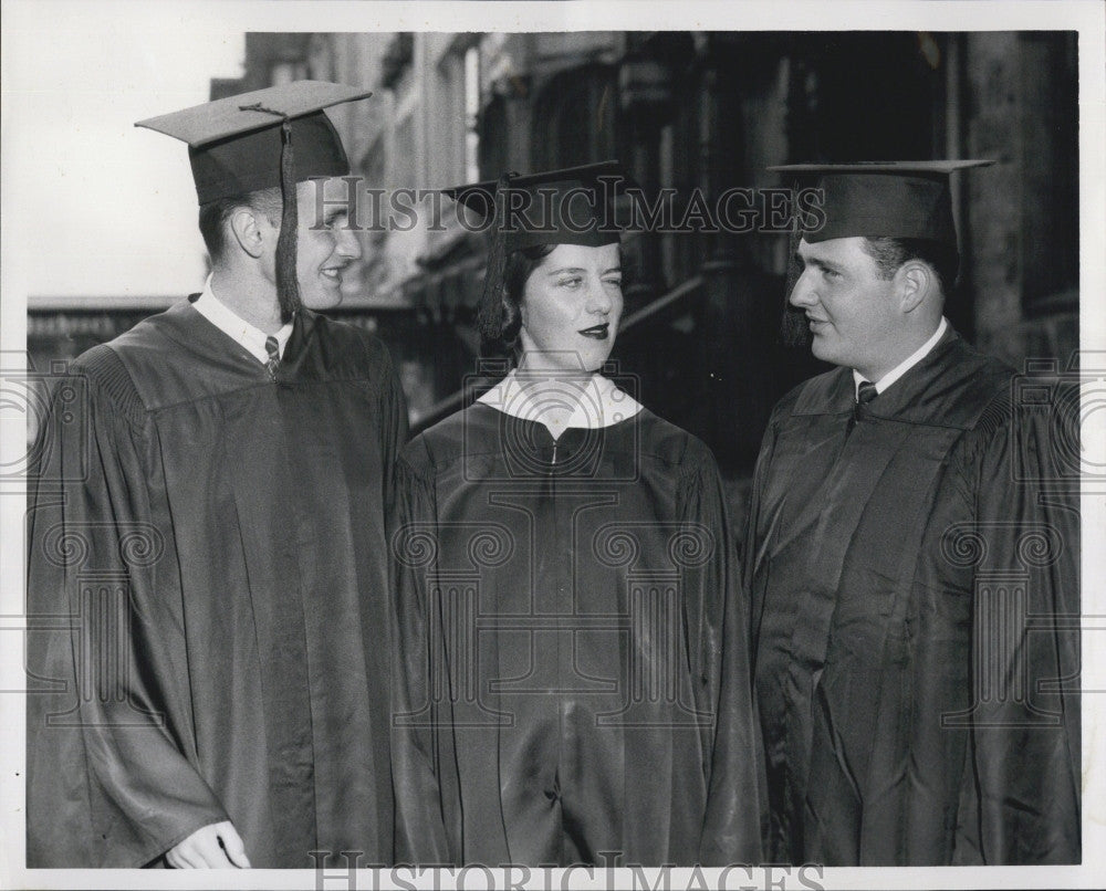 1959 Press Photo David Greenberg, Beverly Ghostlaw And Ralph LaDestro - Historic Images