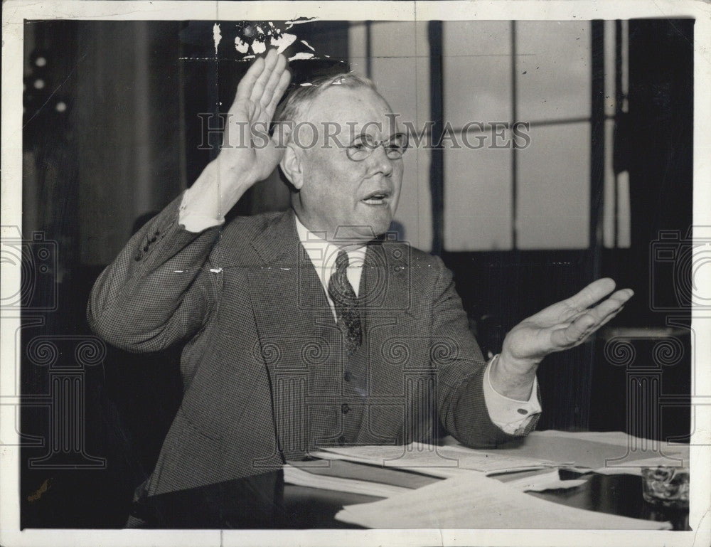 1995 Press Photo Ward Green at the Senate Labor Committee - Historic Images
